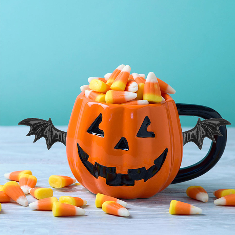 Embellishment Glue Craft - 20-delige vleermuisvleugelversieringsset, mini-vleermuisvleugels, knutselaccessoires voor Halloween,