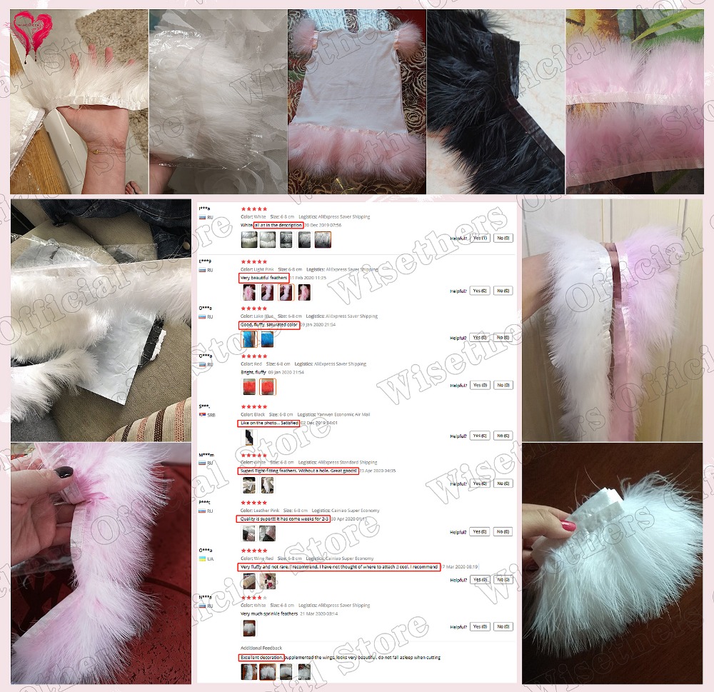 1 meter Fancy Zachte Pluizig G - Feather Trim Marabou recensie en prijs