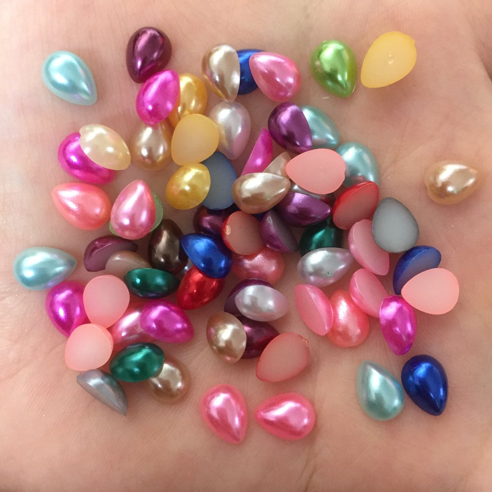200Pcs Resin Leuke Drop Pearl  - Embellishment Glue Craft recensie en prijs