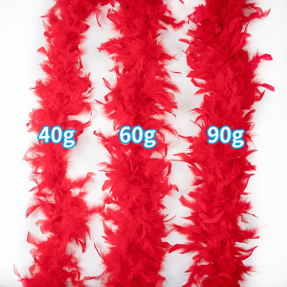 Rode Marabou Feather Boa Trim  - Feather Trim Marabou recensie en prijs