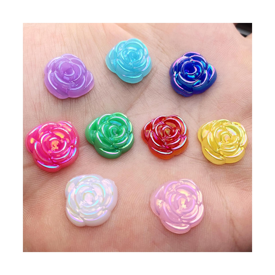 40pcs 14mm Goud Rose Bloemen H - Embellishment Glue Craft recensie en prijs