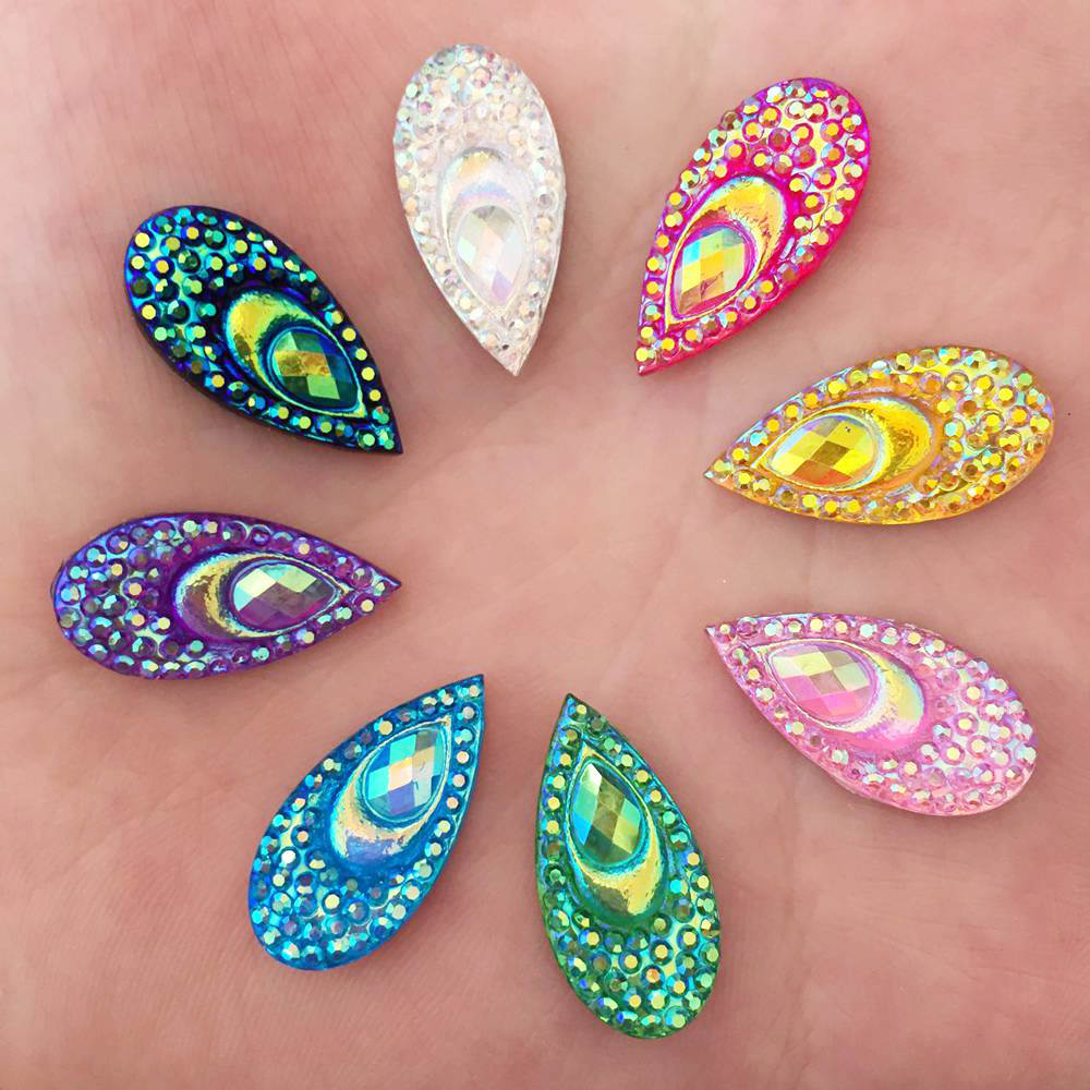 40PCS Hars 10*20mm Teardrop Pa - Embellishment Glue Craft recensie en prijs