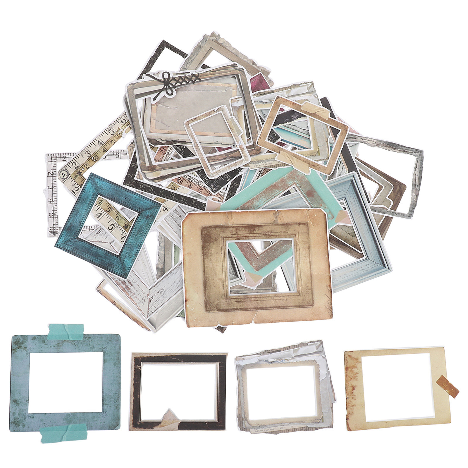 35-delige set fotolijststicker - Embellishments For Scrapbooking recensie en prijs