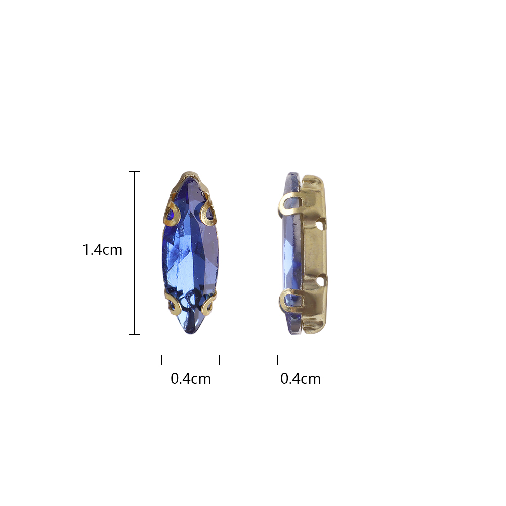 20 stuks 4x15mm paardenoog kri - Sew On Rhinestone recensie en prijs