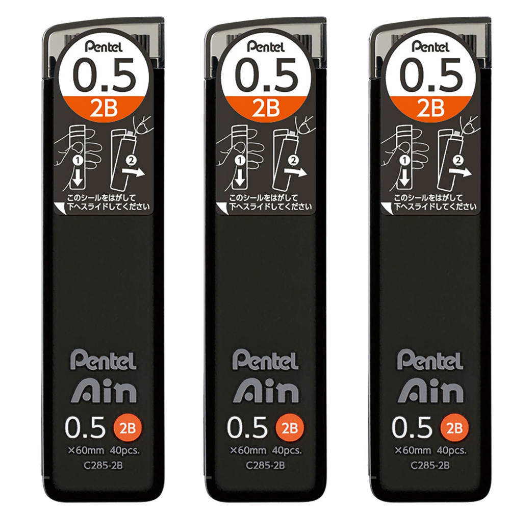 Set van 3 - Pentel Ain vulpotl - Pentel Pen Energel recensie en prijs