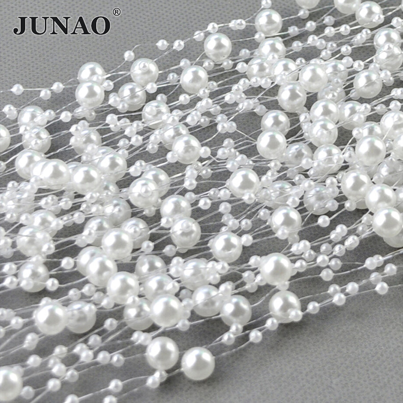 JUNAO 20 Meter 3 + 8mm Witte R - Pearl Trim Chain recensie en prijs