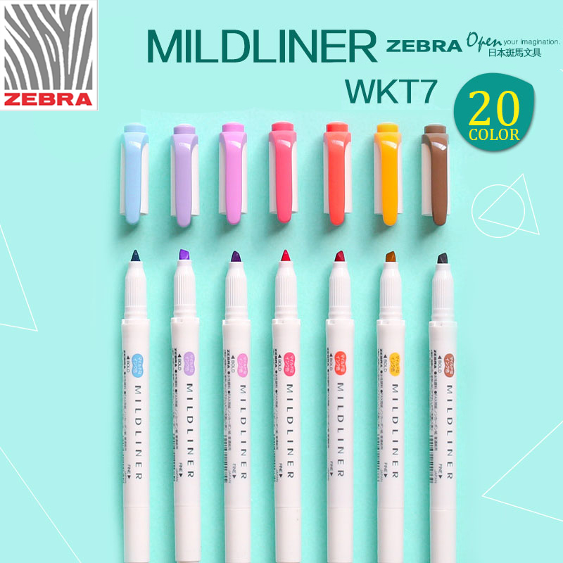 Japan Zebra Wkt7 Nieuwe Mildli - Zebra Pen Mildliner recensie en prijs