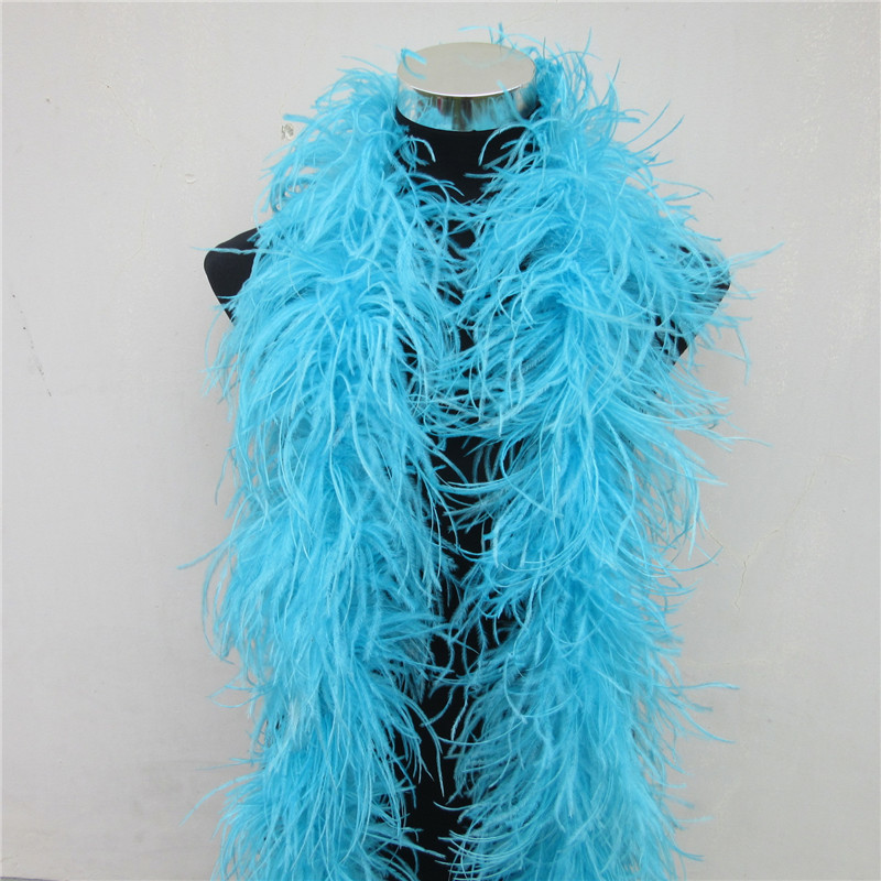 2 meter 6-laags witte natuurli - Feather Trim Marabou recensie en prijs
