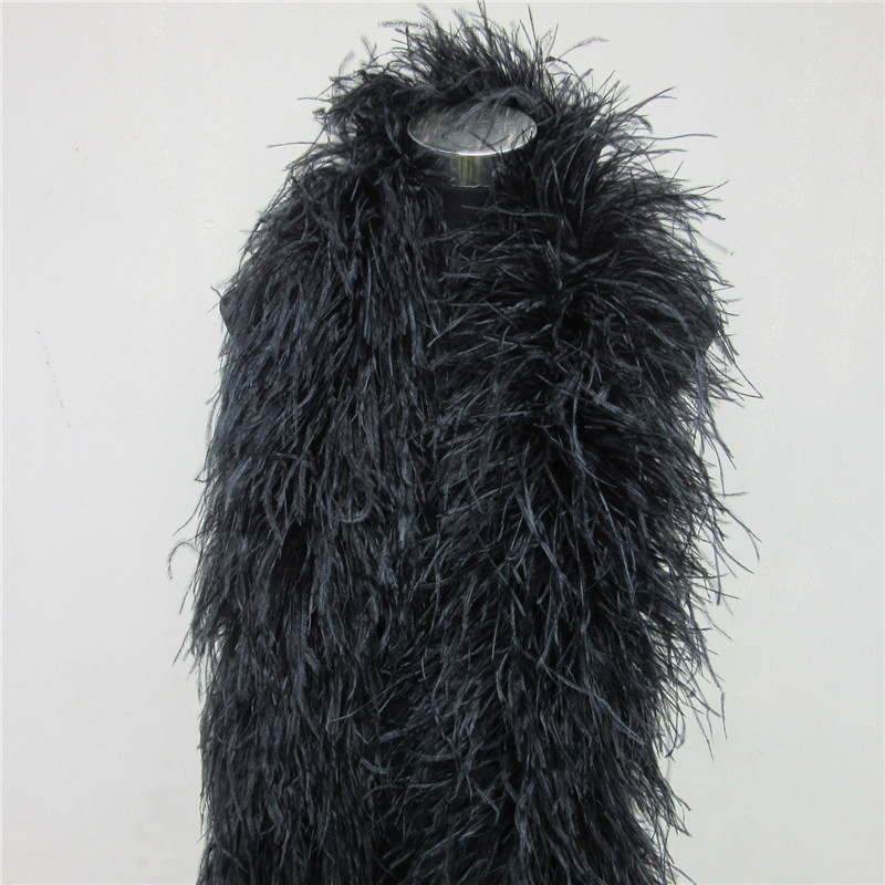 2 meter 6-laags witte natuurli - Feather Trim Marabou recensie en prijs